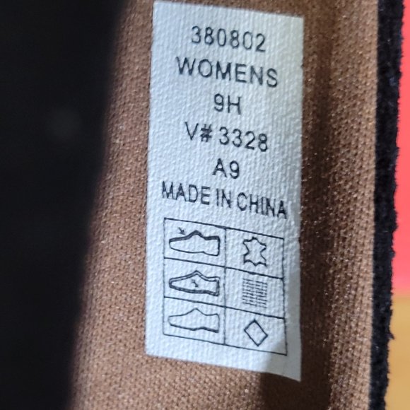 Lands End Black Leather Moccasin Slip On Loafers With Tassles - 380802 - Size 9H - Picture 5 of 6